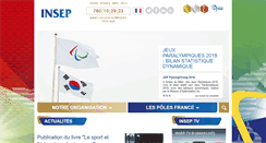 Desktop Screenshot of insep.fr