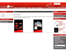 Tablet Screenshot of boutique.insep.fr